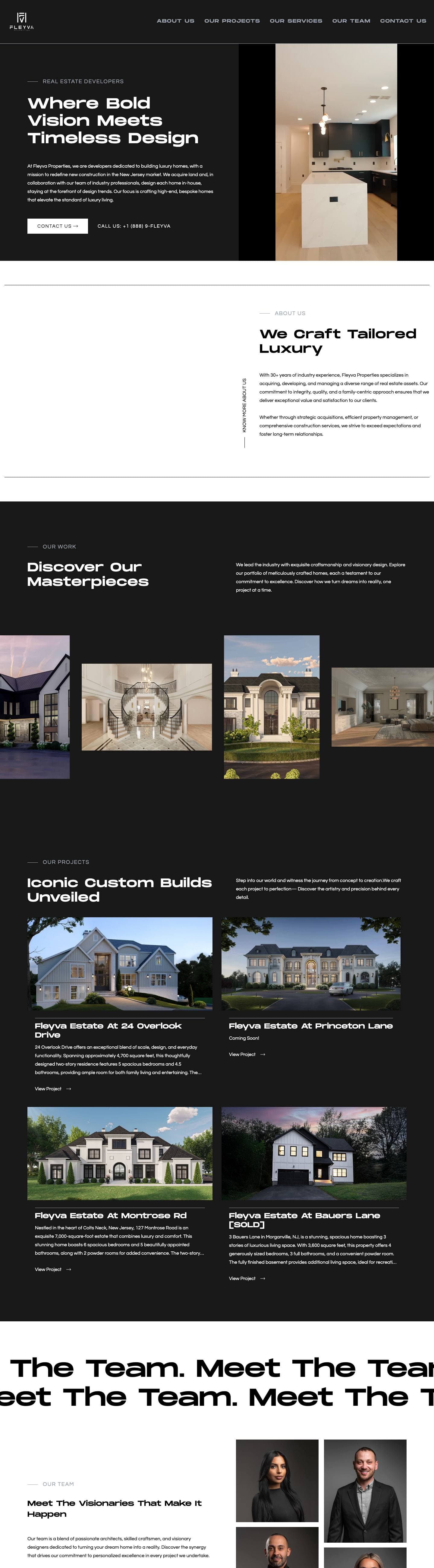Fleyva Properties website designed by MediaScher