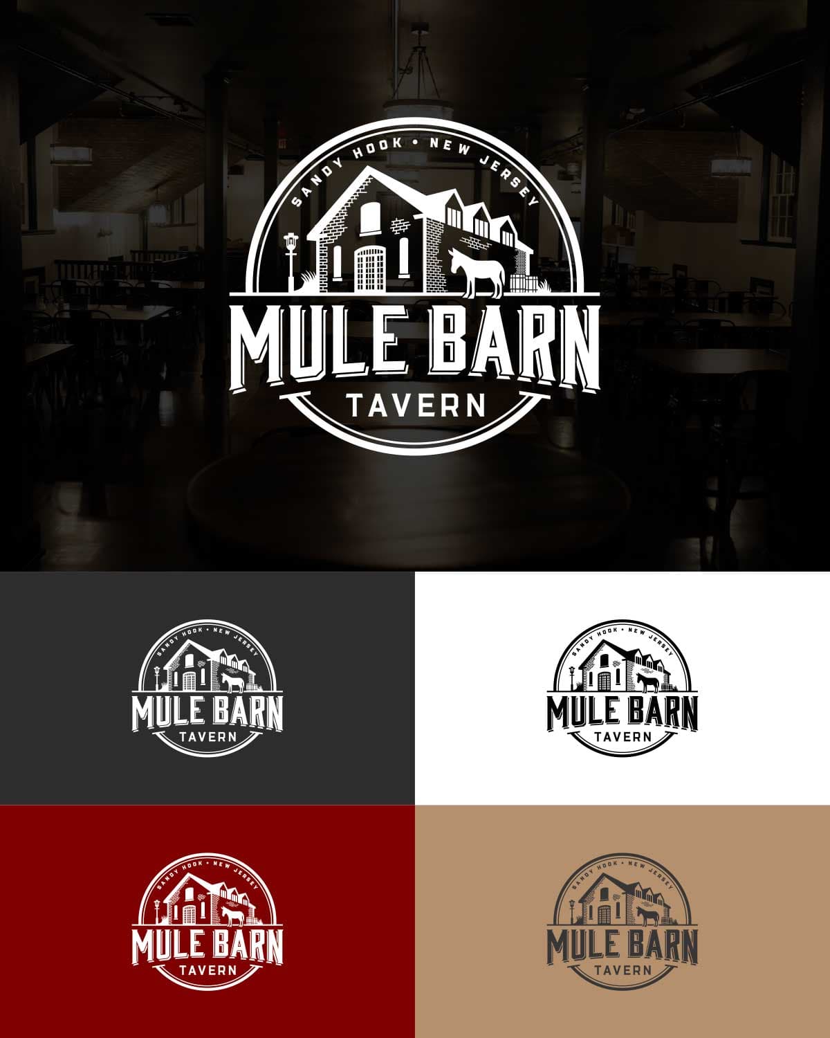 Brand Guidelines for Mule Barn Tavern by MediaScher